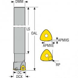 R217.21-3232.0-R125.3A Fréza (těleso) kopírovací • Vtools.cz