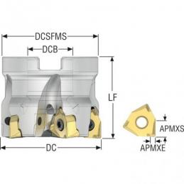R220.96-0050-08-4A Fréza (těleso) Square 6 pro rohové frézování • Vtools.cz