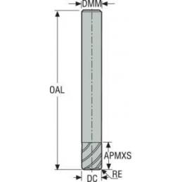760L100R310Z4.0A-MEGA-64 Fréza monolitní karbidová Jabro HPM  • Vtools.cz