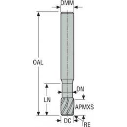 490VL200R200Z3.0A-MEGA-T Fréza monolitní karbidová Jabro HPM  • Vtools.cz