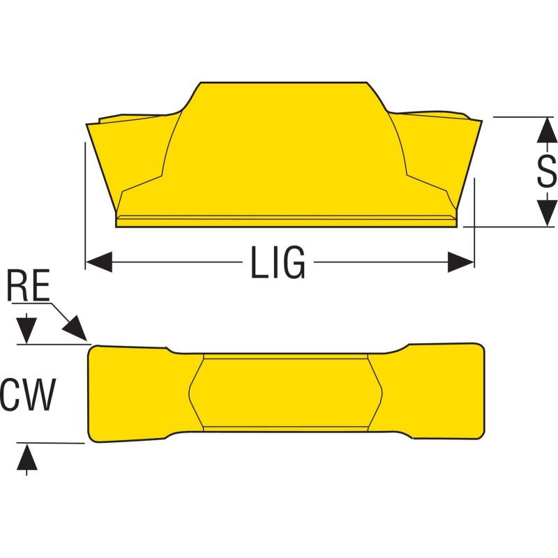 LCMF300808-1000-FT TGP25 Destičky (VBD) MDT • Vtools.cz