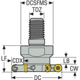 R335.29-1240.RE-07.6N-R35A Fréza (těleso) kopírovací • Vtools.cz