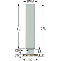 R335.29-2550.0-05.8N-R25A Fréza (těleso) kotoučová 335.18  • Vtools.cz