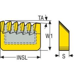 C-1601-96 Destičky (VBD) pro soustružení závitů Oil&Gas • Vtools.cz