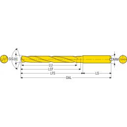 SD216A-11.5-180-12R1 Vrták monolitní Feedmax SD2xx • Vtools.cz