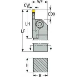 CFIR10008DJET Držák pro soustružení, Jetstream Tooling  • Vtools.cz