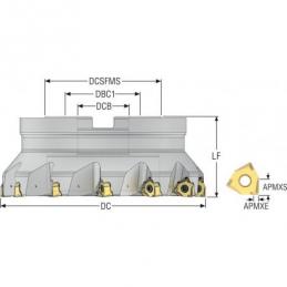 R220.96-06.00-08-12 Fréza (těleso) Square 6 pro rohové frézování • Vtools.cz