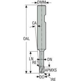 170040R050.0-MEGA-64W Fréza monolitní karbidová Jabro HPM  • Vtools.cz