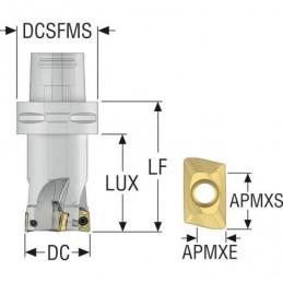 C5-R217.69-040-12-4AN Fréza (těleso) Turbo pro rohové frézování  • Vtools.cz