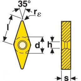 VNMU130408-M3 TS2000 Destičky (VBD) pro soustružení ISO-P • Vtools.cz