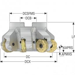 R220.48-02.50-09-05SA Fréza (těleso) Octomill pro čelní frézování • Vtools.cz
