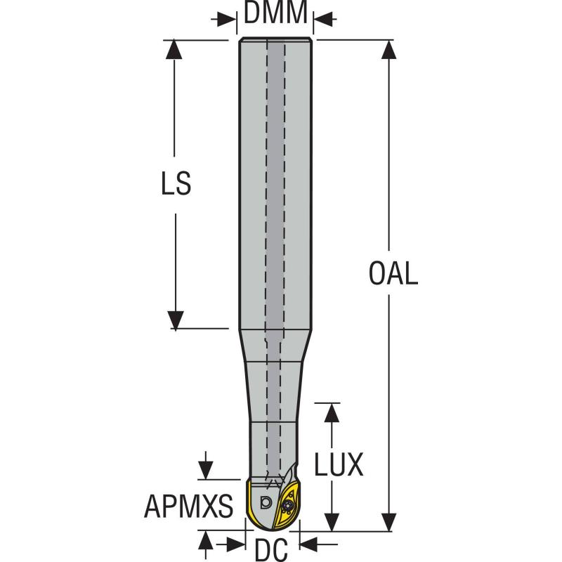 R218.20-0.500.0-11-111A Fréza (těleso) kopírovací • Vtools.cz