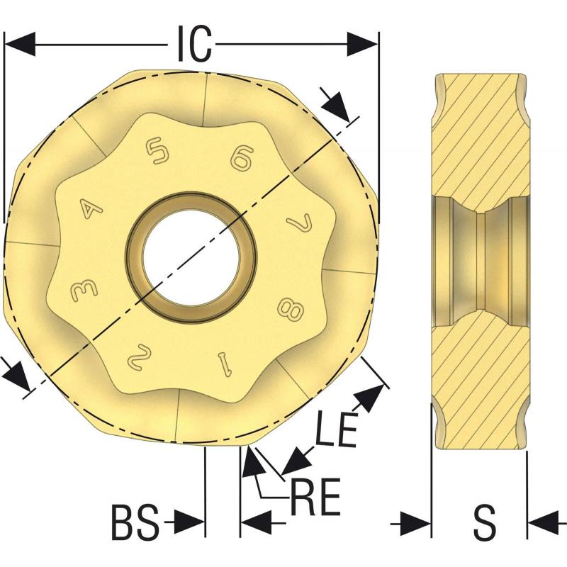 ONMU090520ANTN-M15 MP3000 Destičky (VBD) pro čelní frézy Octomill   • Vtools.cz