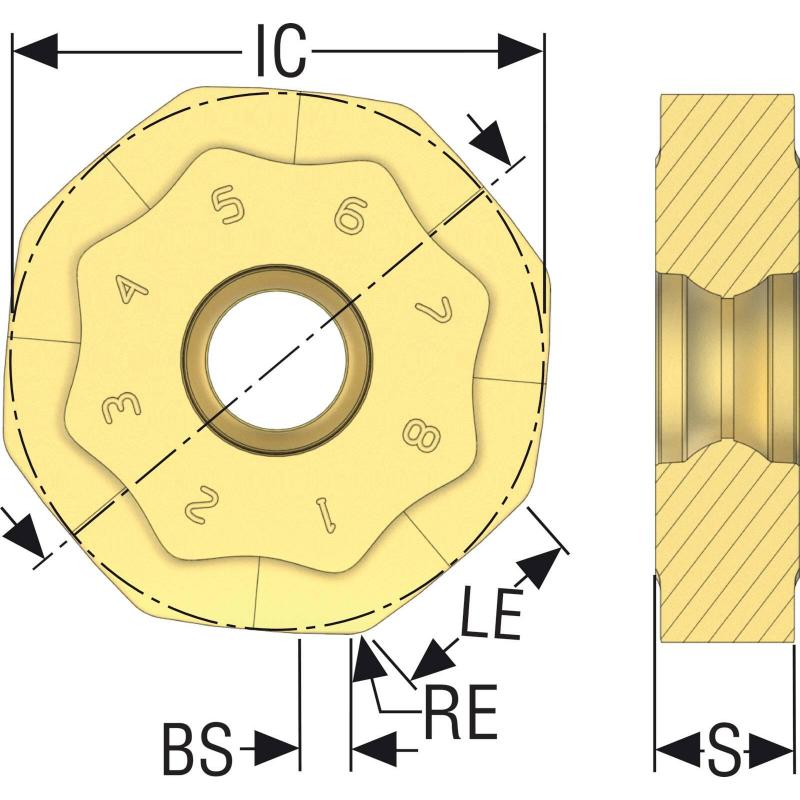 ONMU090520ANTN-MD16 MK1500 Destičky (VBD) pro čelní frézy Octomill   • Vtools.cz