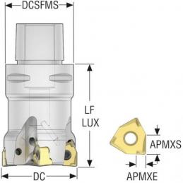 C5-R217.96-054-08-4A Fréza (těleso) Square 6 pro rohové frézování • Vtools.cz