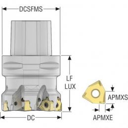 C6-R217.96-080-08-9A Fréza (těleso) Square 6 pro rohové frézování • Vtools.cz