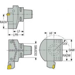 C6-ASHA-50071-32M Držák pro soustružení, Seco-Capto  • Vtools.cz