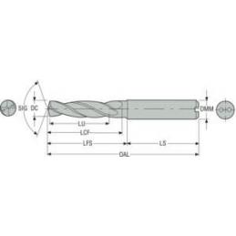 SD203A-6.8-25-8R1-N Vrták monolitní Feedmax SD2xx • Vtools.cz
