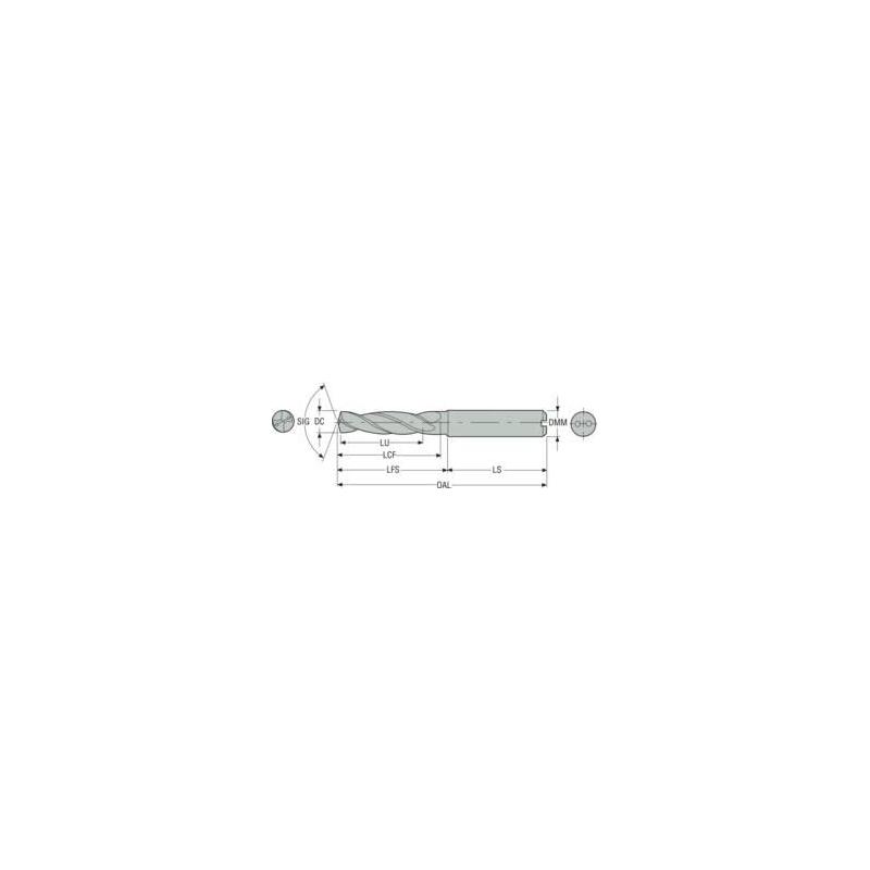 SD203A-10.5-31-12R1-N Vrták monolitní Feedmax SD2xx • Vtools.cz