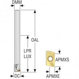 R217.69-00.625-0-06-3LAN Fréza (těleso) Turbo pro rohové frézování  • Vtools.cz
