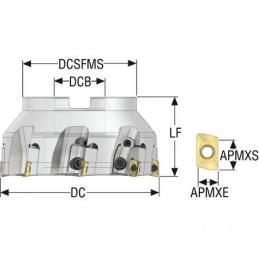 R220.69-0125-18-8CN Fréza (těleso) Turbo pro rohové frézování  • Vtools.cz