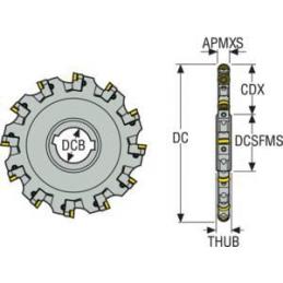 335.18-200.1215XL.50-14L-R6 Fréza (těleso) kotoučová 335.18  • Vtools.cz