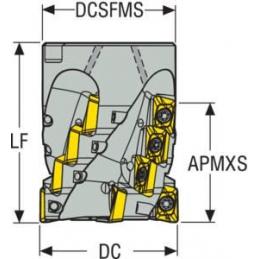 R220.69-00080-077-18.4SAN Fréza (těleso) Turbo pro rohové frézování  • Vtools.cz