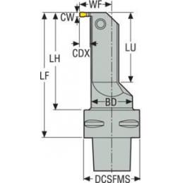 C5-CGFL-24090-1606 Držák pro soustružení, Seco-Capto  • Vtools.cz