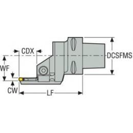 C4-CFOR-27080-04L500200-JET Držák pro soustružení, Jetstream Tooling  • Vtools.cz