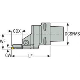 C6-CFOR-45115-08R130090-JET Držák pro soustružení, Jetstream Tooling  • Vtools.cz