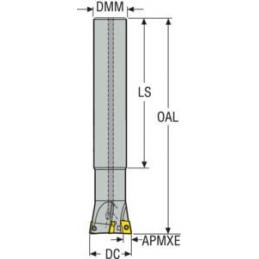 R217.79-2532.0-XO12-3AN Fréza (těleso) ISO  • Vtools.cz