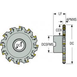 R335.18-10.00-XL0708R-R5 Fréza (těleso) kotoučová 335.18  • Vtools.cz
