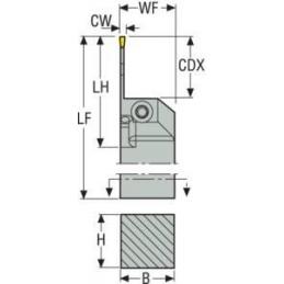 CFZL0752802DJET Držák pro soustružení, Jetstream Tooling  • Vtools.cz