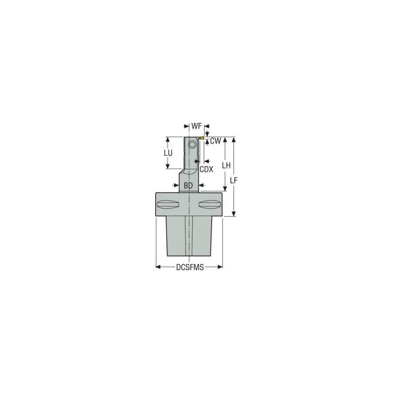 C4-CGHL-15075-1902 Držák pro soustružení, Seco-Capto  • Vtools.cz