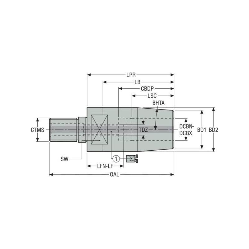 BS01656030665 Fréza (těleso) kopírovací • Vtools.cz