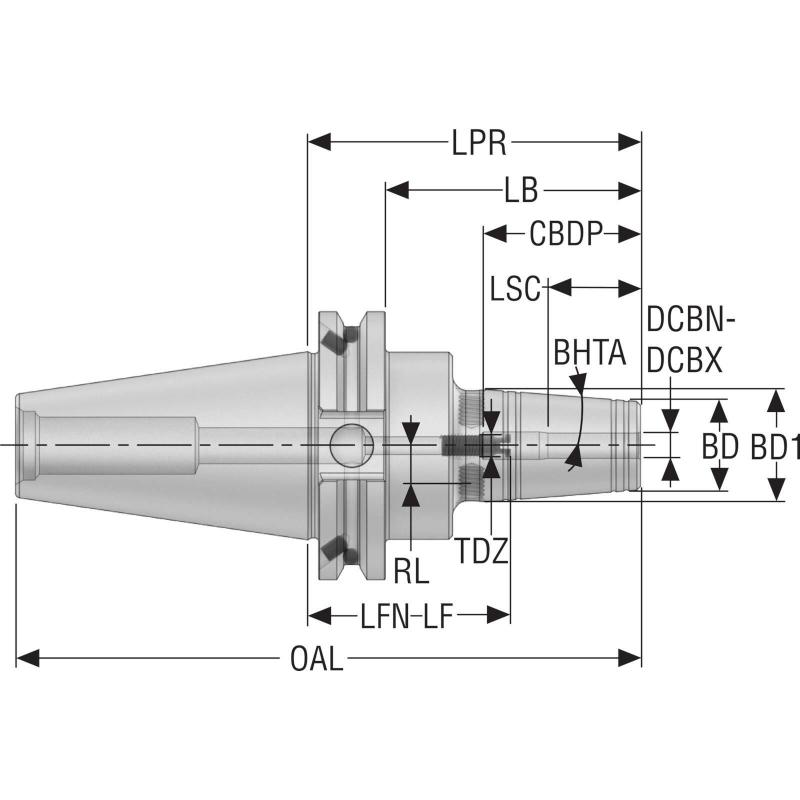 E2504560332400 Monolitní upínač Shrinkfit ( tepelné upínání ) • Vtools.cz