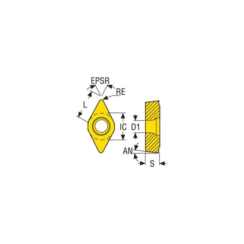 DCMX11T304W-F1 TP1030 Destičky (VBD) pro soustružení ISO-S • Vtools.cz
