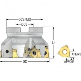 R220.96-0063-08-5A-27 Fréza (těleso) Square 6 pro rohové frézování • Vtools.cz