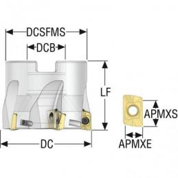 R220.69-0063-10-8A Fréza (těleso) Turbo pro rohové frézování  • Vtools.cz