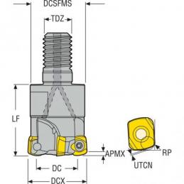 R217.21-1.2516RELP06.5A Fréza (těleso) kopírovací • Vtools.cz