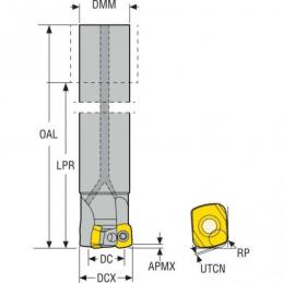 R217.21-00.625.0-LP06.2A Fréza (těleso) kopírovací • Vtools.cz