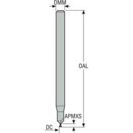 TM-M1.6X0.35ISO-3R1-H Fréza závitová monolitní • Vtools.cz
