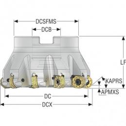 R220.48-04.00-05-07SA Fréza (těleso) Octomill pro čelní frézování • Vtools.cz