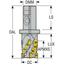 R217.69-2525.3S-042-10.2A Fréza (těleso) Turbo pro rohové frézování  • Vtools.cz