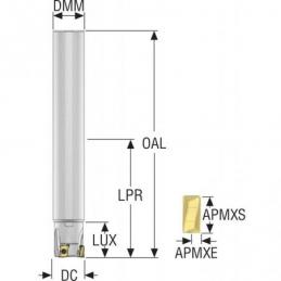 R217.94-2525.0-08-3A Fréza (těleso) Square T4 pro rohové frézování • Vtools.cz