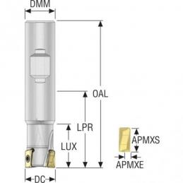 R217.94-1616.3-08-2A Fréza (těleso) Square T4 pro rohové frézování • Vtools.cz