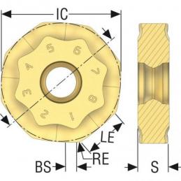 ONMU090520ANTN-M15 MK2050 Destičky (VBD) pro čelní frézy Octomill   • Vtools.cz