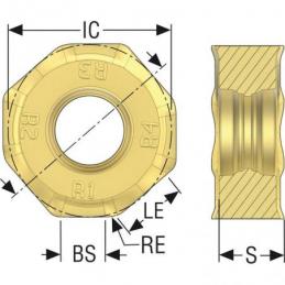 ONEU050410ZZTN4-M10 MK2050 Destičky (VBD) pro čelní frézy Octomill   • Vtools.cz