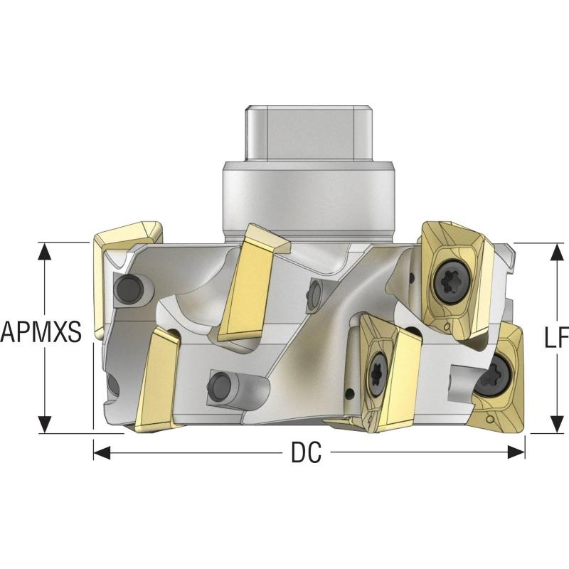 R220.69-RE050022-12.5AN Fréza (těleso) Turbo pro rohové frézování  • Vtools.cz
