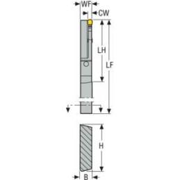 CFXL26ITX-1603LRBJET Držák pro soustružení, Jetstream Tooling  • Vtools.cz